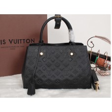 Louis Vuitton монограм Empreinte Montaigne Mm черен