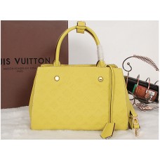 Louis Vuitton монограм Empreinte Montaigne Mm Citrine