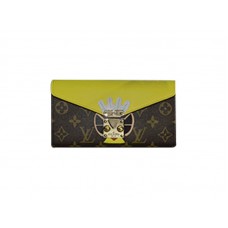Портфейл Louis Vuitton Monogram Tribal Mask Sarah в жълто