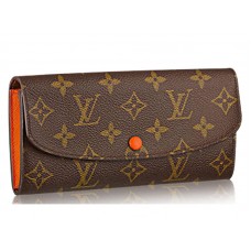 Портфейл Louis Vuitton Monogram Emilie в чили червено