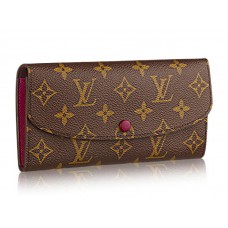 Портфейл Louis Vuitton Monogram Emilie в цвят фуксия