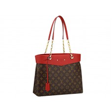 Чанта Louis Vuitton Monogram Pallas Shopper Cherry