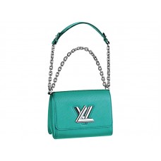 Чанта Louis Vuitton Epi Leather Twist Mm Turquoise
