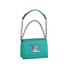 Чанта Louis Vuitton Epi Leather Twist PM Turquoise