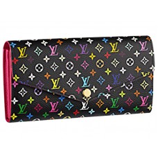 Портфейл Louis Vuitton Sarah в многоцветен черен цвят