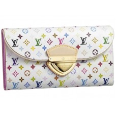 Портфейл Louis Vuitton Multicolour White Eugenie Pink
