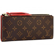 Портфейл Louis Vuitton Monogram Canvas Adele в цвят фуксия