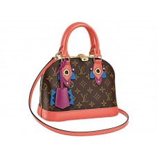 Чанта Louis Vuitton Monogram Canvas Alma Bb Flamingo