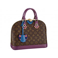 Чанта Louis Vuitton Monogram Canvas Alma Pm Totem Magenta