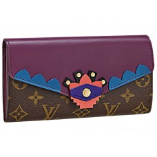 Портфейл Louis Vuitton Monogram Canvas Sarah Totem Magenta