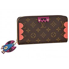 Портфейл Louis Vuitton Monogram Canvas Zippy Totem Flamingo