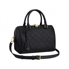 Louis Vuitton монограм Empreinte Speedy Bandouliere 25 черен