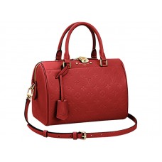 Louis Vuitton монограм Empreinte Speedy Bandouliere 25 Cherry