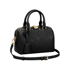 Louis Vuitton монограм Empreinte Speedy Bandouliere 20 черен