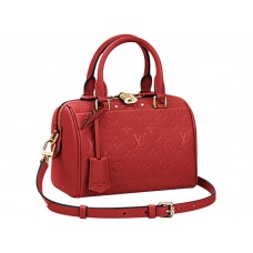 Louis Vuitton монограм Empreinte Speedy Bandouliere 20 Cherry