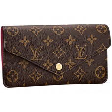 Портфейл Louis Vuitton Monogram Canvas Jeanne, бордо