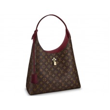 Чанта Louis Vuitton Flower Hobo Monogram Canvas Bordeaux m43547