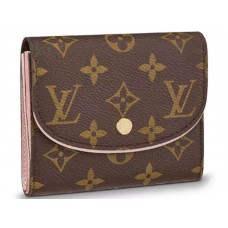 Портфейл Louis Vuitton Ariane с монограмен плат, розов, балерина m62037