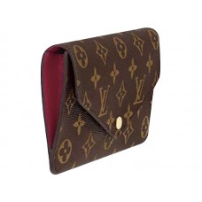 Портфейл Louis Vuitton Monogram Canvas Jeanne, цвят фуксия, m62202