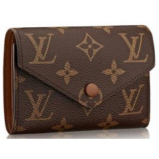 Портфейл Louis Vuitton Monogram Canvas Victorine кафяв m62472
