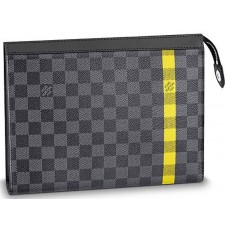 Чанта за пътуване Louis Vuitton Damier Graphite Stripe mm жълта n60107