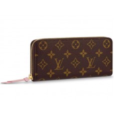 Портфейл Louis Vuitton Monogram Canvas Clemence Rose Bellerine m61298