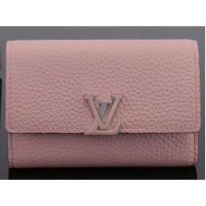 Компактен портфейл Louis Vuitton Taurillon Leather Capucins Magnolia m62156