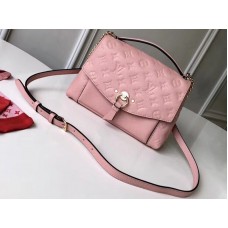 Чанта Louis Vuitton Monogram Empreinte от кожа, бяла, пудрово-розова, m43674
