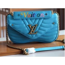 Чанта Louis Vuitton New Wave от естествена кожа с верижка Mm m51946