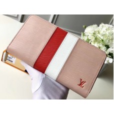 Кожен портфейл Louis Vuitton Epi Zippy в розово m62983-1