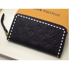 Louis Vuitton монограм Empreinte кожен портфейл Zippy m64805