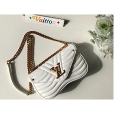 Чанта Louis Vuitton New Wave от естествена кожа с верижка Mm m51945