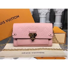 Портфейл с верига Louis Vuitton с монограм Empreinte Vavin Pink m63399