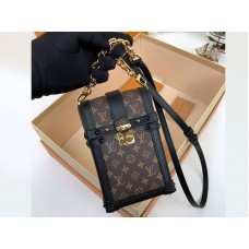 Чанта за мобилен телефон Louis Vuitton Monogram Canvas, черна, m44184