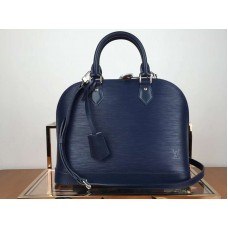 Чанта Louis Vuitton Epi Leather Alma Pm Indigo m40302