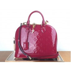Louis Vuitton монограм Vernis Alma PM Magenta m91611