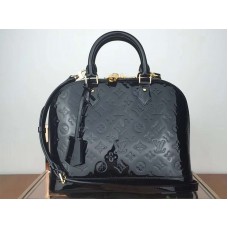 Louis Vuitton монограм Vernis Alma PM черно m91611