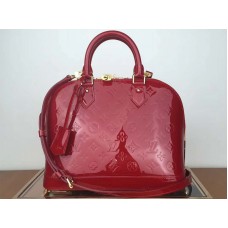 Louis Vuitton монограм Vernis Alma PM Pomme D'Amour m91611