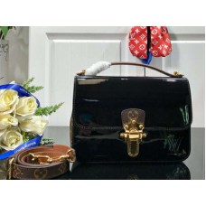 Чанта Louis Vuitton Miroir Vernis от лачена кожа, черешово дърво, черна, m51952