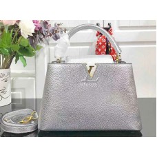 Louis Vuitton Capucines Bb Taurillon Leather Silver m90472