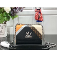 Чанта Louis Vuitton Epi Leather Twist Mm Noir Beige m53803