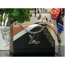 Чанта Louis Vuitton Epi Leather Twist Mm Noir Tan m50281