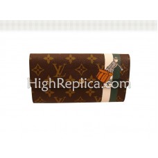 Портфейл Louis Vuitton Monogram Groom с джоб с цип в зелено