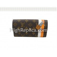 Портфейл Louis Vuitton Monogram Groom с джоб с цип, оранжев